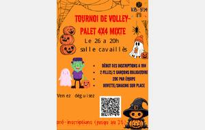 Tournoi Halloween (volley / palet)